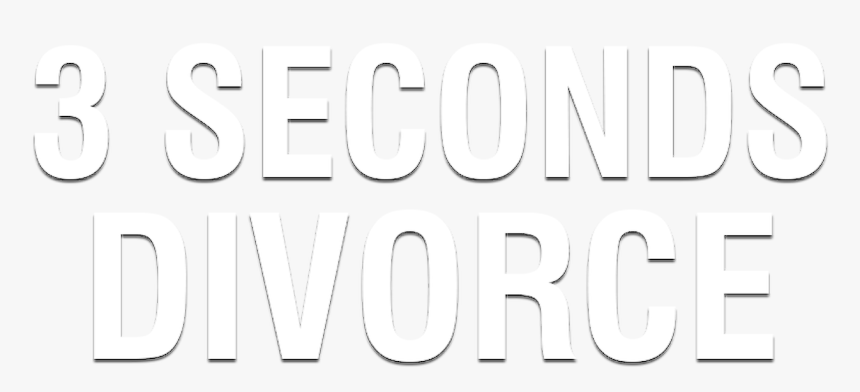 3 Seconds Divorce - Oval, HD Png Download, Free Download