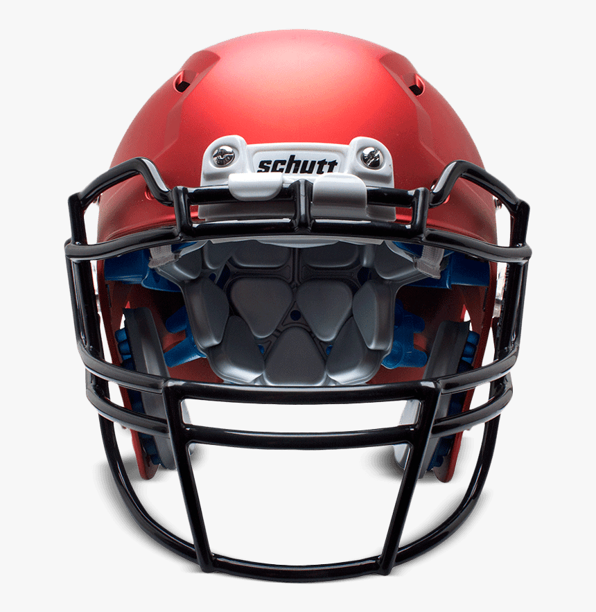 Download Matte Youth Schutt - Front Football Helmet Png, Transparent Png, Free Download