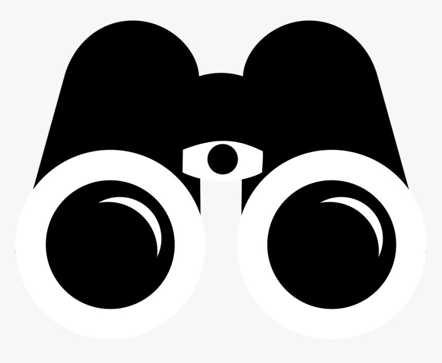 Binocular, Icon, Silhouette - Binocular Png, Transparent Png, Free Download