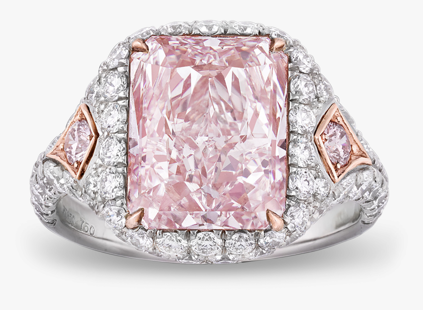 25-carat Fancy Pink Diamond Ring - Engagement Ring, HD Png Download, Free Download