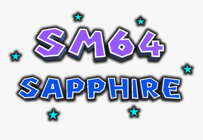 Super Mario 64 Sapphire - Graphic Design, HD Png Download, Free Download