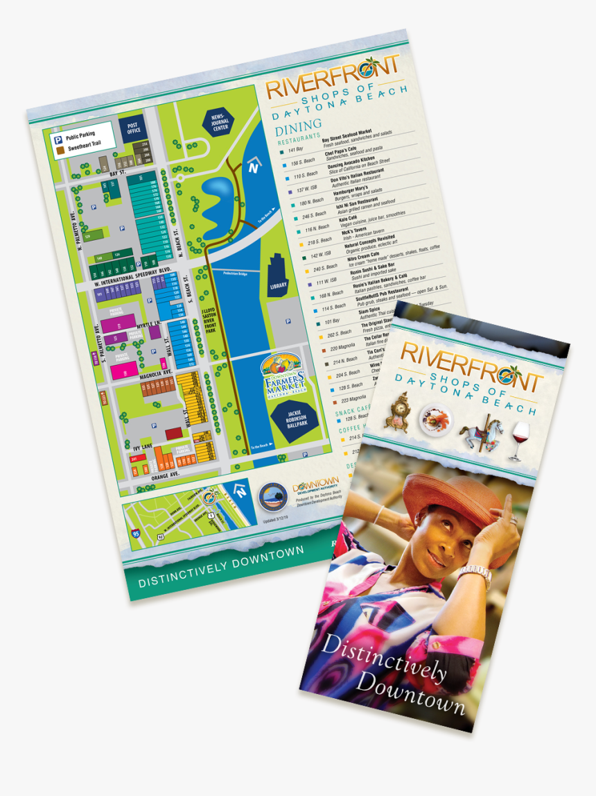 Riverfront Shops Brochure And Map - Creative Arts, HD Png Download, Free Download