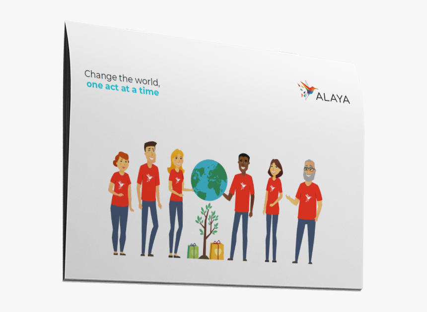 Mockup Of The Brochure For Charities - Team, HD Png Download, Free Download