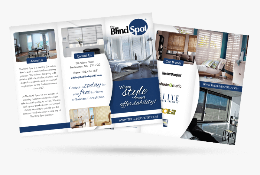 Blindspot Brochure - Blinds For Sliding Doors, HD Png Download, Free Download