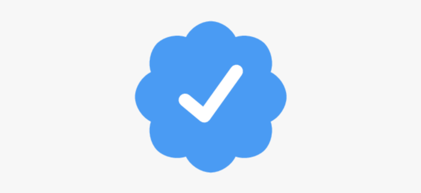 Twitter Verified Logo Sticker - Transparent Twitter Verified, HD Png Download, Free Download