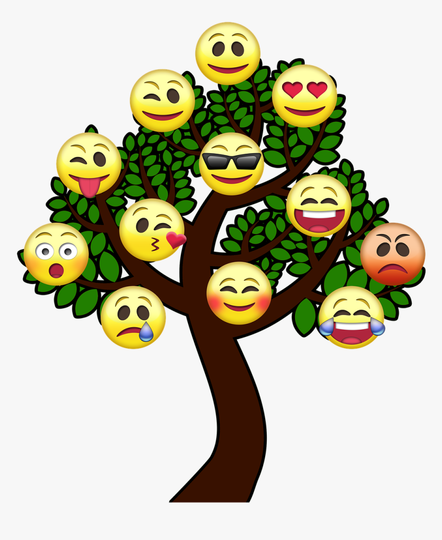 Emoji Arbol De La Vida , Png Download - Smiley Tree, Transparent Png, Free Download