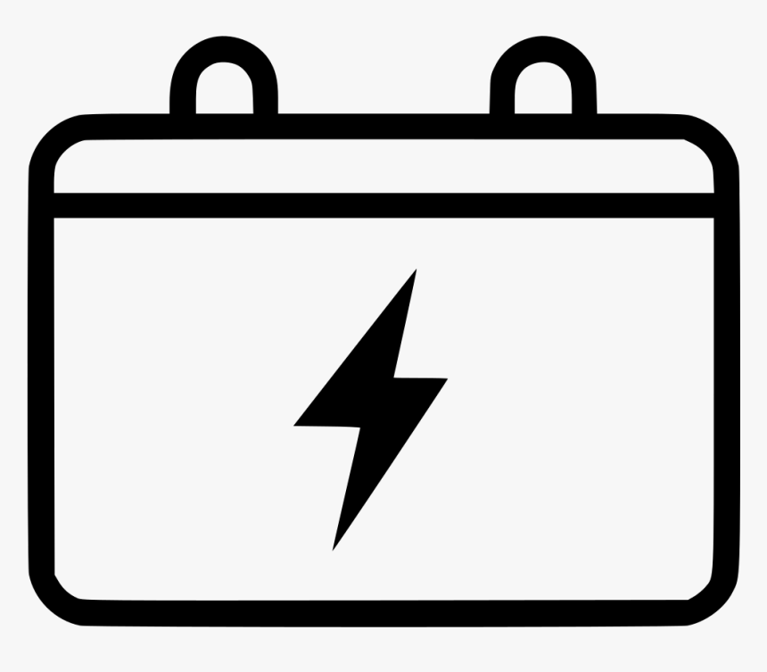 Car Battery - Battery Car Icon Png, Transparent Png, Free Download