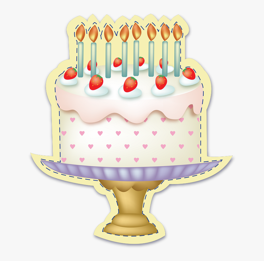 Gifs De Tortas De Cumpleaños - Birthday Cake Render, HD Png Download, Free Download