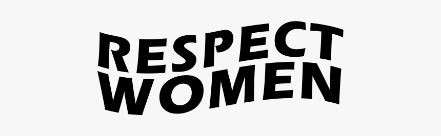 Respect Women Design Graphic Design Women - Respect Women Logo, HD Png Download, Free Download