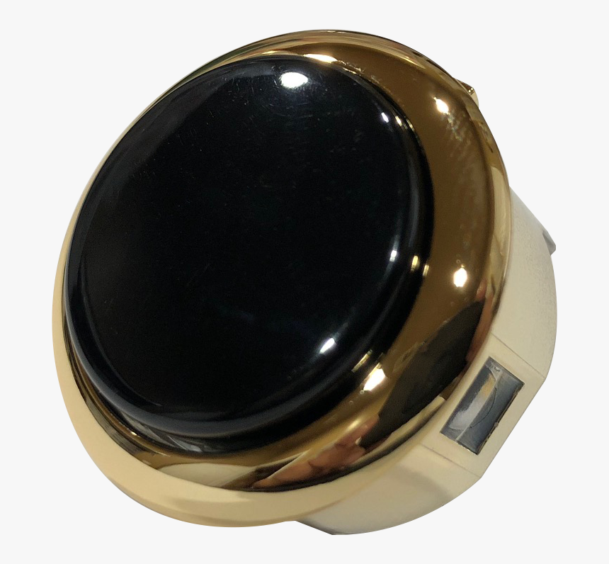 Sanwa Black And Gold Button, HD Png Download, Free Download