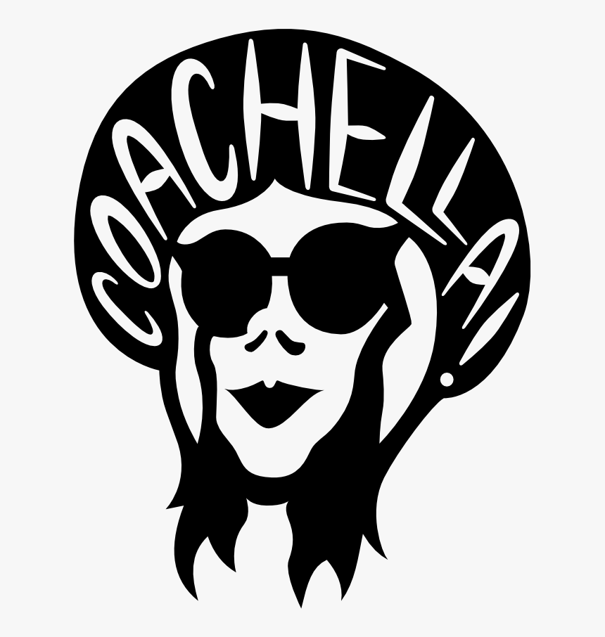 Image Of Coachella Face Sticker - Coachella Png, Transparent Png, Free Download