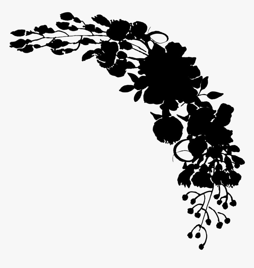 Grape Black & White - Grapes Silhouette Png, Transparent Png, Free Download