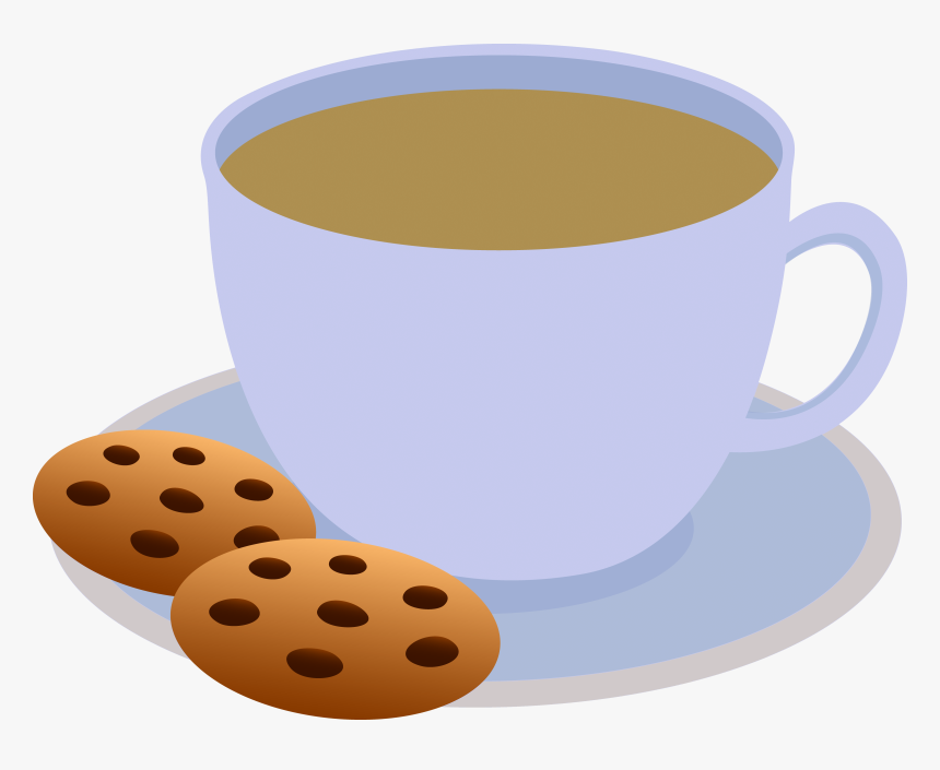 Plate Of Cookies Clipart - Hot Chocolate And Cookies Clipart, HD Png Download, Free Download