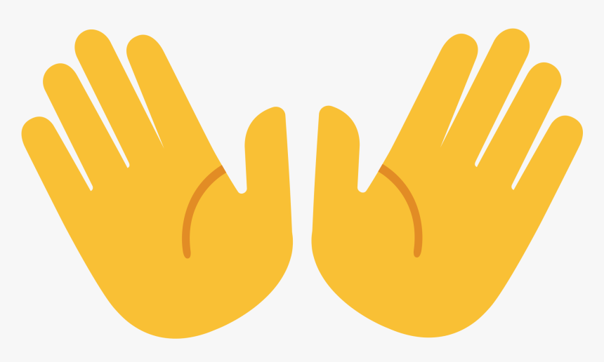 Clip Art Respect Emoji - Meaning Two Hands Emoji, HD Png Download, Free Download