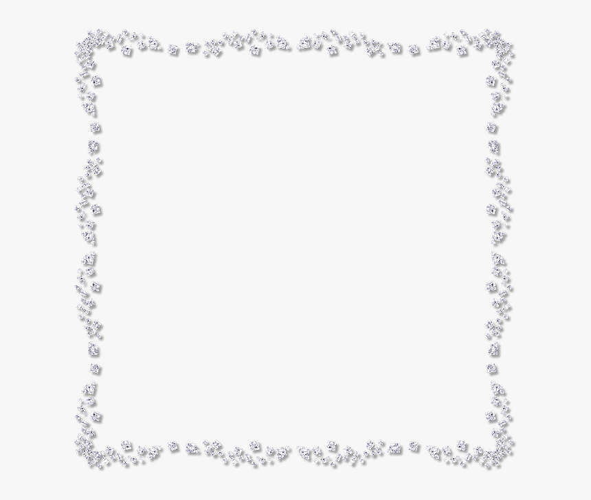 Glitter Frame Clipart Picture Frames - Square Flower Border Background, HD Png Download, Free Download