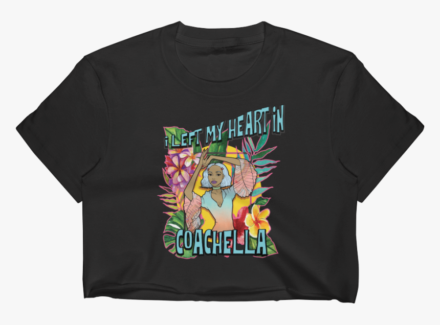 I Left My Heart In Coachella Crop Top - Active Shirt, HD Png Download, Free Download