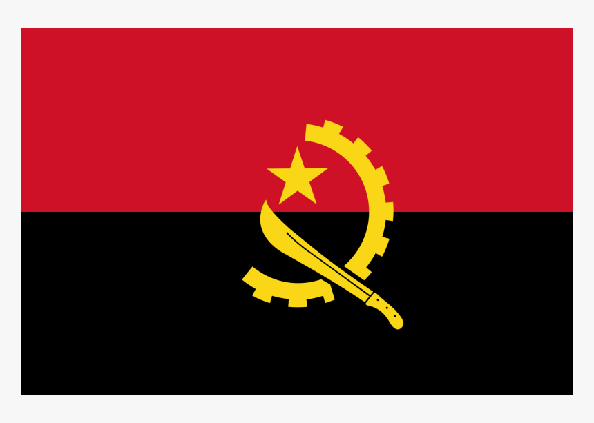 National Flag Of Angola, HD Png Download, Free Download