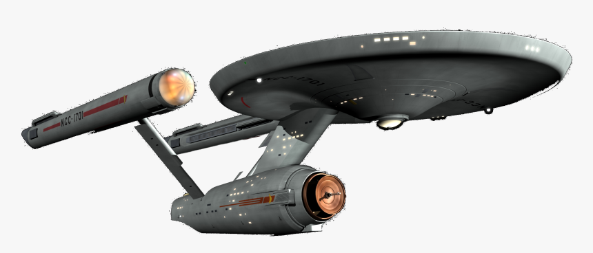 Star Trek Ship , Png Download - Star Trek Enterprise Png, Transparent Png, Free Download