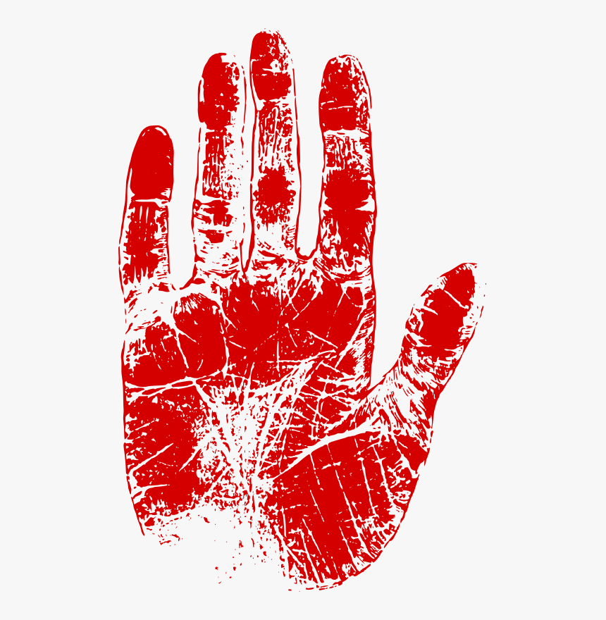 Red Palm Print, HD Png Download, Free Download