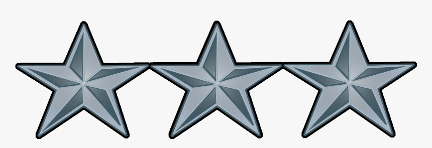 Transparent Stars Military - 4 Star General Insignia, HD Png Download, Free Download