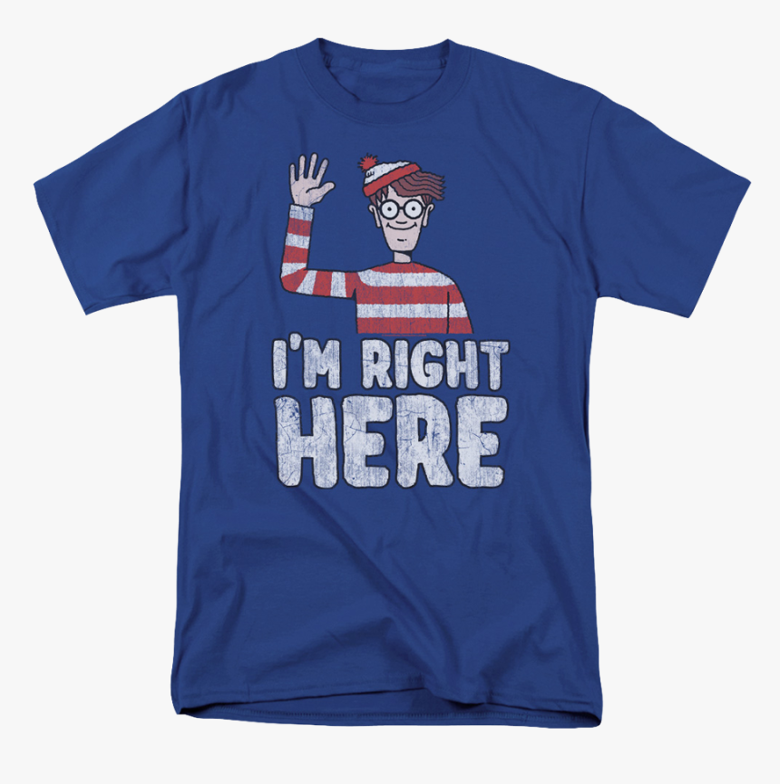 Right Here Where"s Waldo T-shirt - Active Shirt, HD Png Download, Free Download