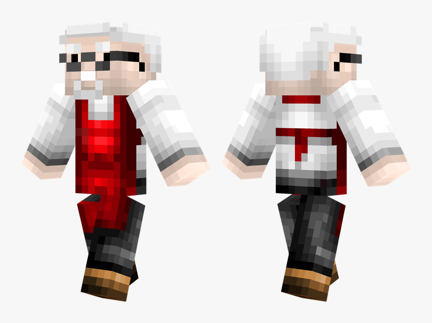 Colonel Sanders Minecraft Skin, HD Png Download, Free Download