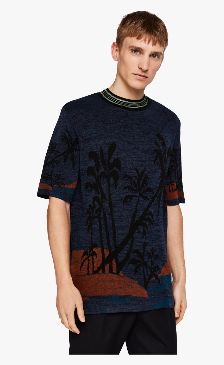 Scotch & Soda 148829 Knitted Jacquard Tee Col - Boy, HD Png Download, Free Download