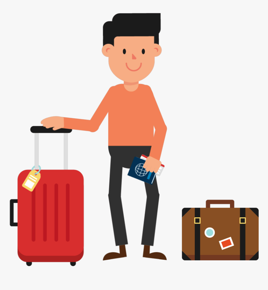 Png Transparent Stock Luggage Clipart Illustration - Transparent Luggage Gif, Png Download, Free Download