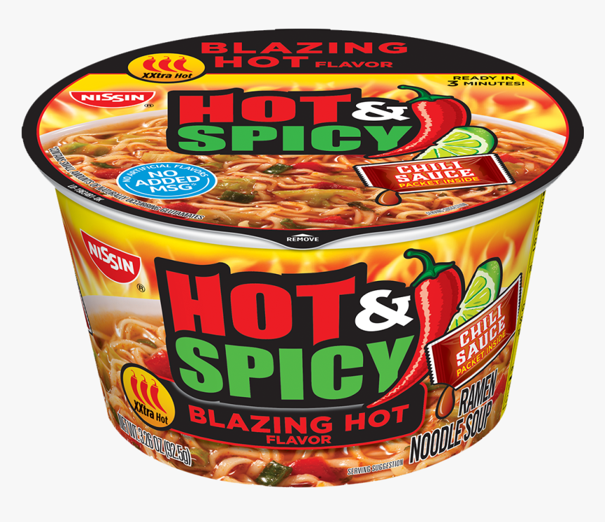 Nissin Hot And Spicy Blazing Hot, HD Png Download, Free Download