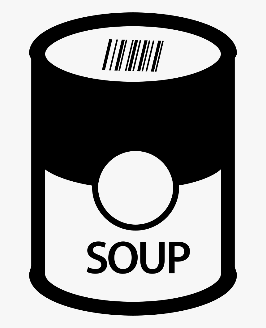 Soup In Can - Can Of Soup Icon, HD Png Download, Free Download