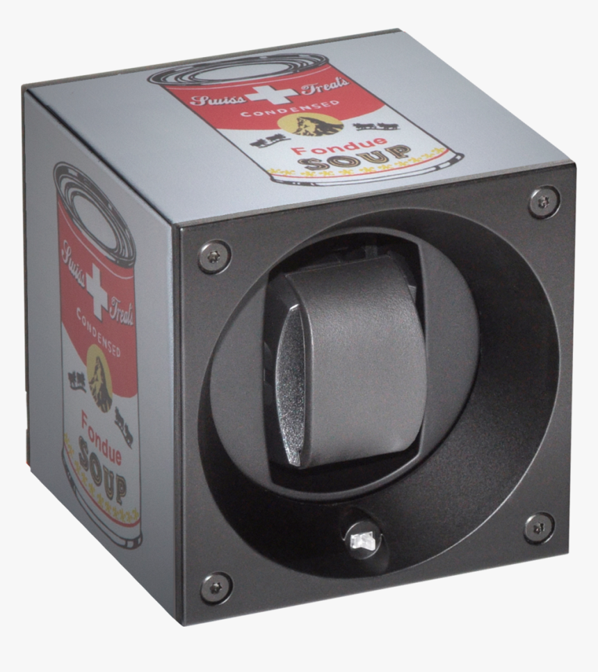 Cvsoupcan Single Watch Winder In Leather With Soup - Swiss Kubik, HD Png Download, Free Download