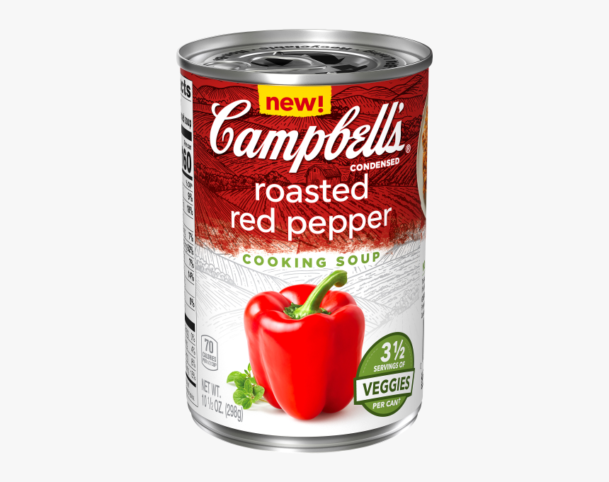 Campbell"s Condensed Cooking Soup Roasted Red Pepper - Campbell's Cream Of Chicken, HD Png Download, Free Download