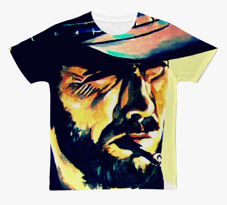 Clint Eastwood Classic Sublimation Adult T-shirt", HD Png Download, Free Download