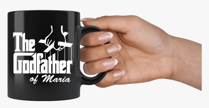 Custom Godfather Mug"
 Data Image Id="3919257927703 - Hand Holding Mug Png, Transparent Png, Free Download