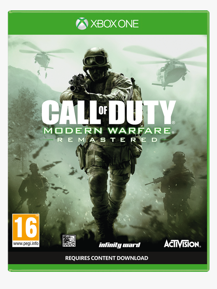 Call Of Duty Modern Warfare Remastered Xbox One, HD Png Download, Free Download