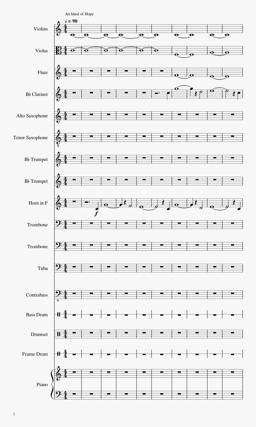 March To Deliverance Sheet Music Tuba, HD Png Download, Free Download