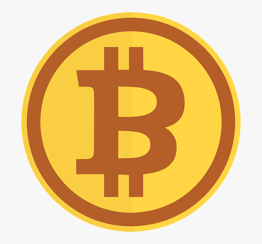 Bitcoin, Blockchain, Icon, Golden, Internet, Coin - Bitcoin Icon, HD Png Download, Free Download