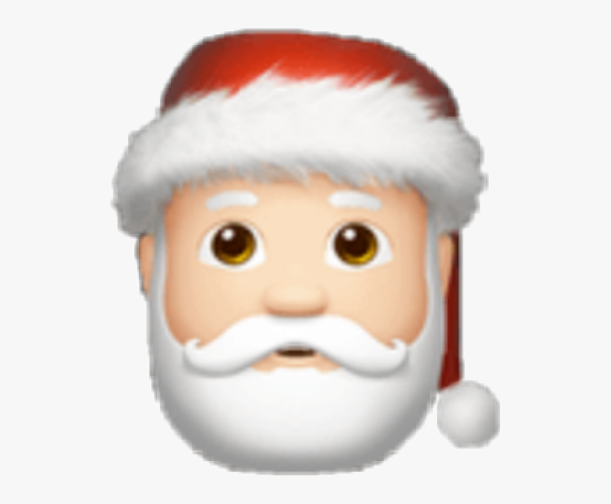 Emoji Santa Claus Png - Emoji De Santa Claus, Transparent Png, Free Download