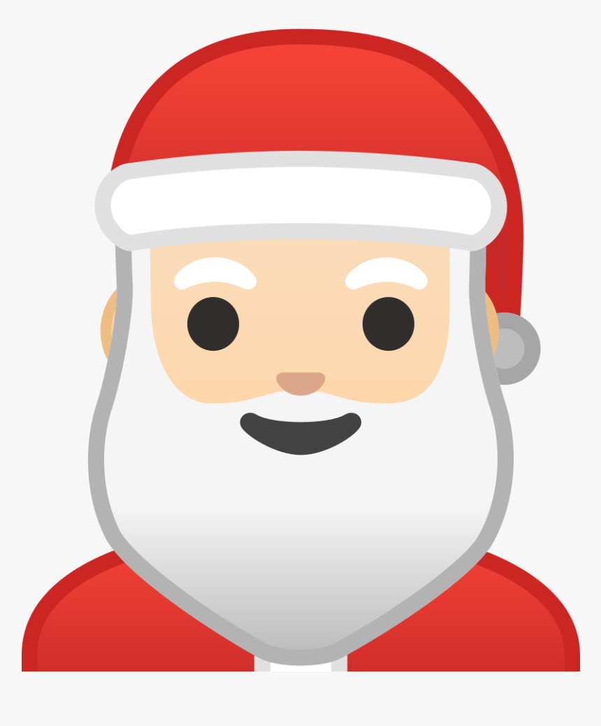Santa Claus Light Skin Tone Icon - Emoji Noel, HD Png Download, Free Download