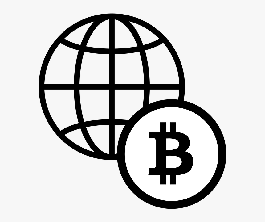 Bitcoin, Icon, Black, Land, Element, Symbol, For Web - Website Icon Vector Png, Transparent Png, Free Download