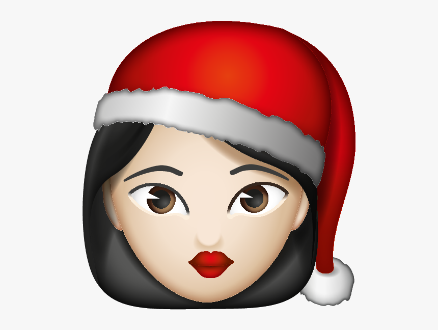Santa Emoji Png, Transparent Png, Free Download