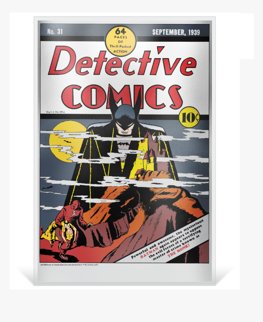 Silver Numis Dc Comics Detective, HD Png Download, Free Download