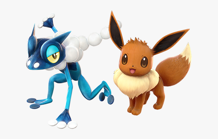 Eevee Papercraft - Frogadier Png, Transparent Png, Free Download