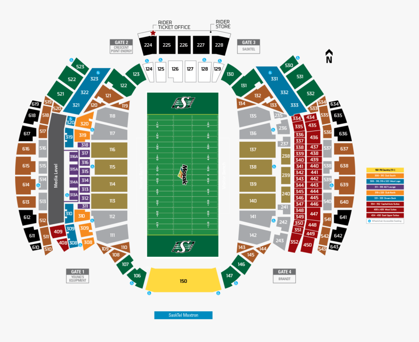 Mosaic Stadium Seating Chart, HD Png Download, Free Download