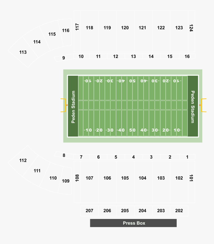 Mackay Stadium Seating Chart, HD Png Download, Free Download