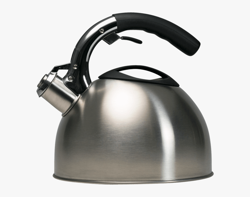 Soft Grip Whistling Tea Kettle No Background - Water Kettle Transparent Background, HD Png Download, Free Download