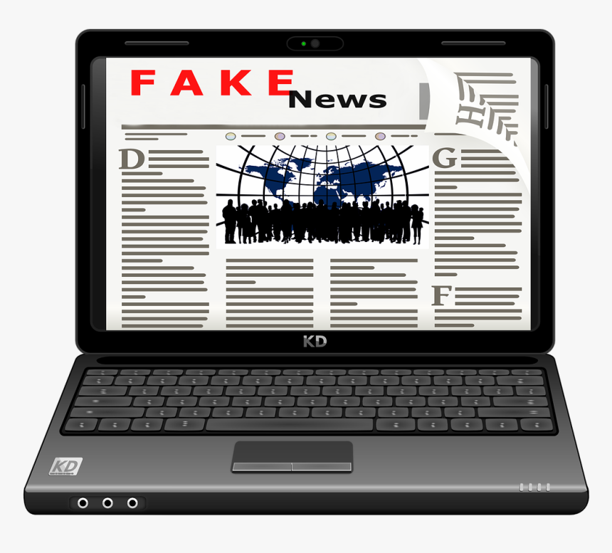 Fake News - Fake News On Computer, HD Png Download, Free Download