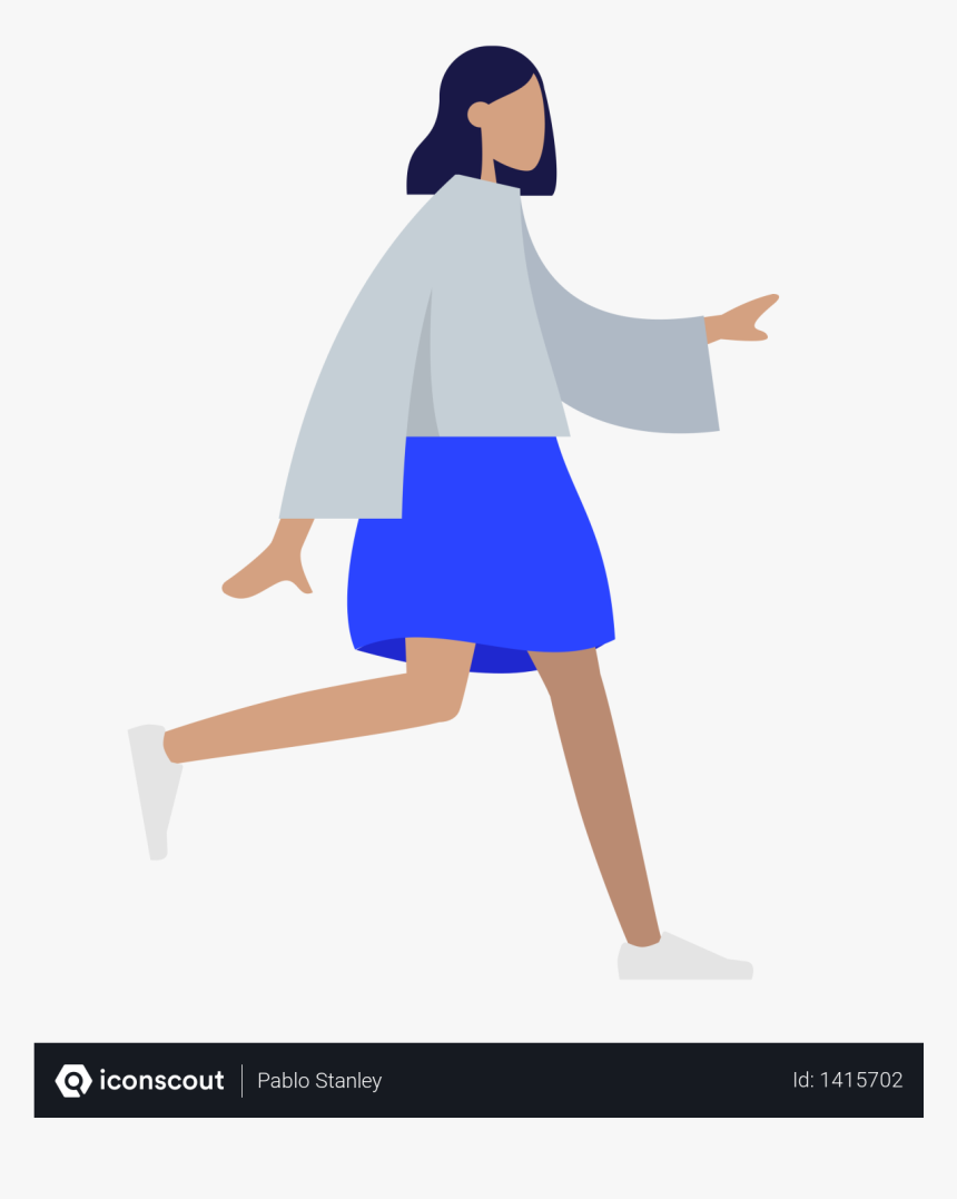 Walking Man Illustration, HD Png Download, Free Download