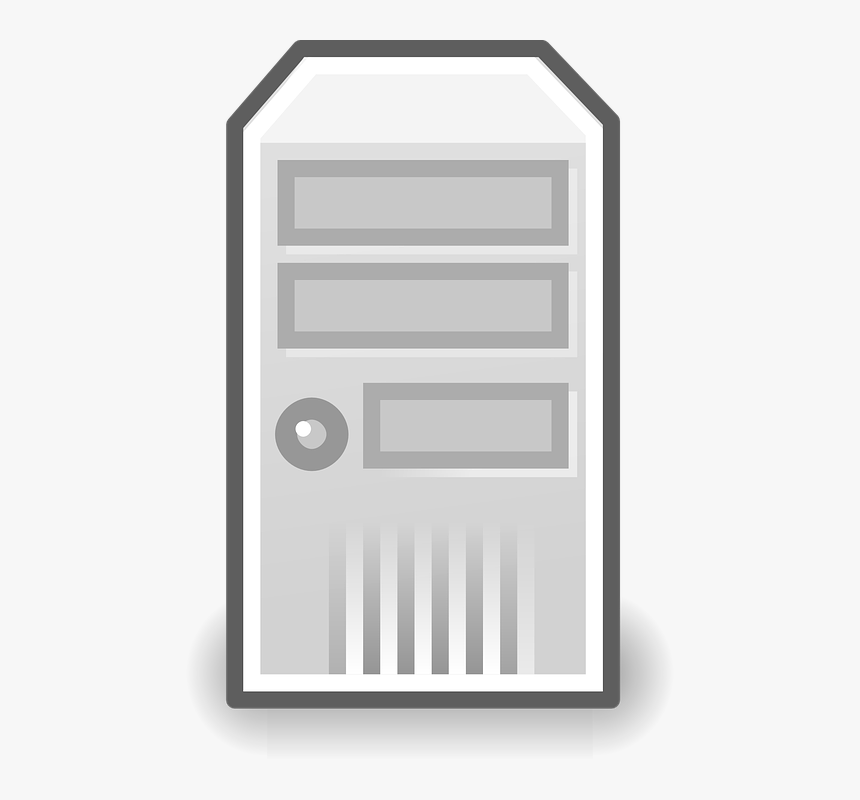 Computer, Gray, Server, Case, Pc, Electronics - Server Icon, HD Png Download, Free Download