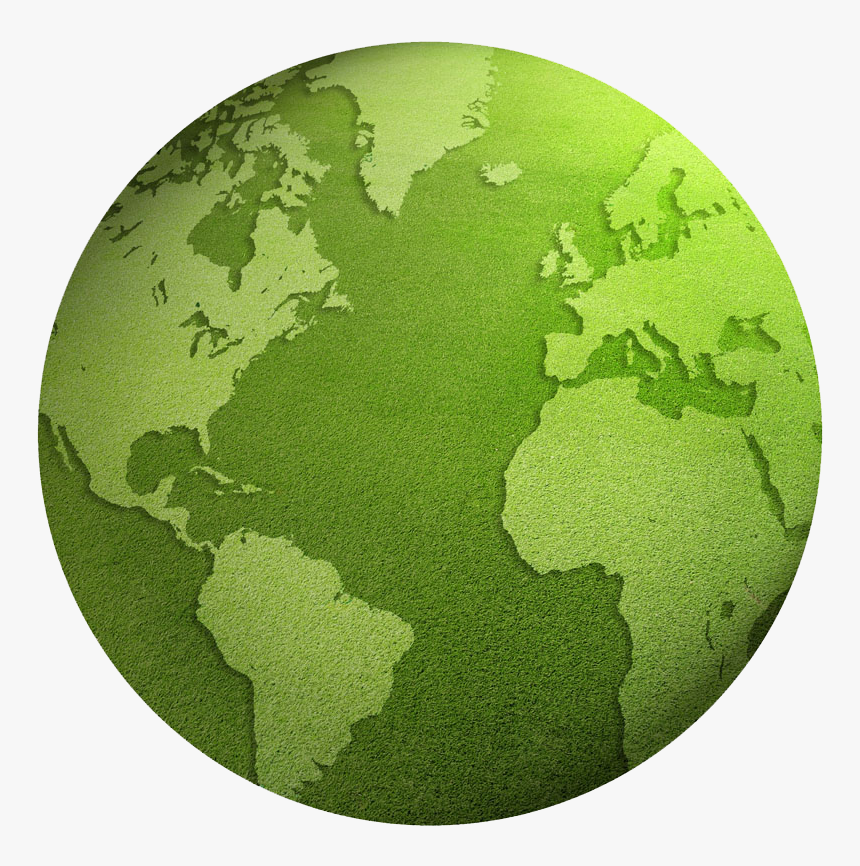 Green Globe Png - Transparent Background World Globe Images Png, Png Download, Free Download